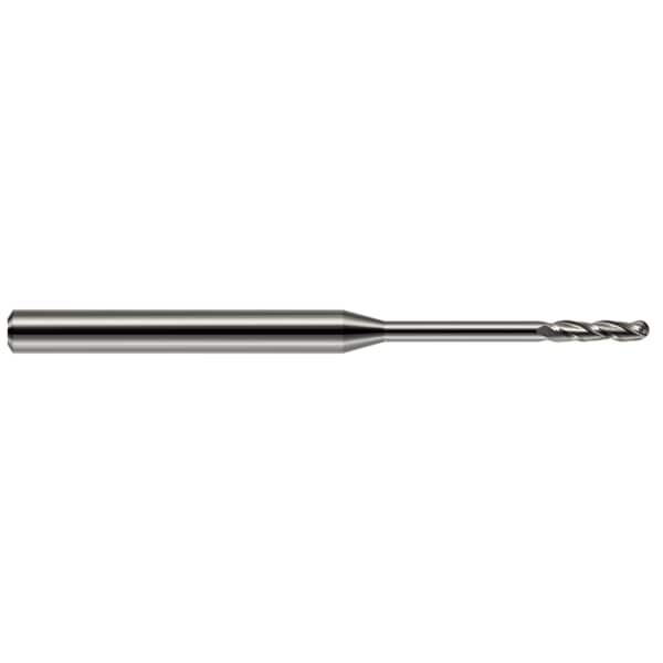 Harvey Tool Miniature End Mill - Ball - Long Reach, Long Flute, 0.0950" 13895 - main
